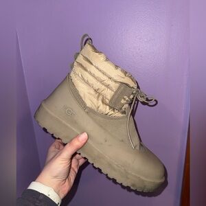 UGG Classic Mini Lace-Up Weather Boot